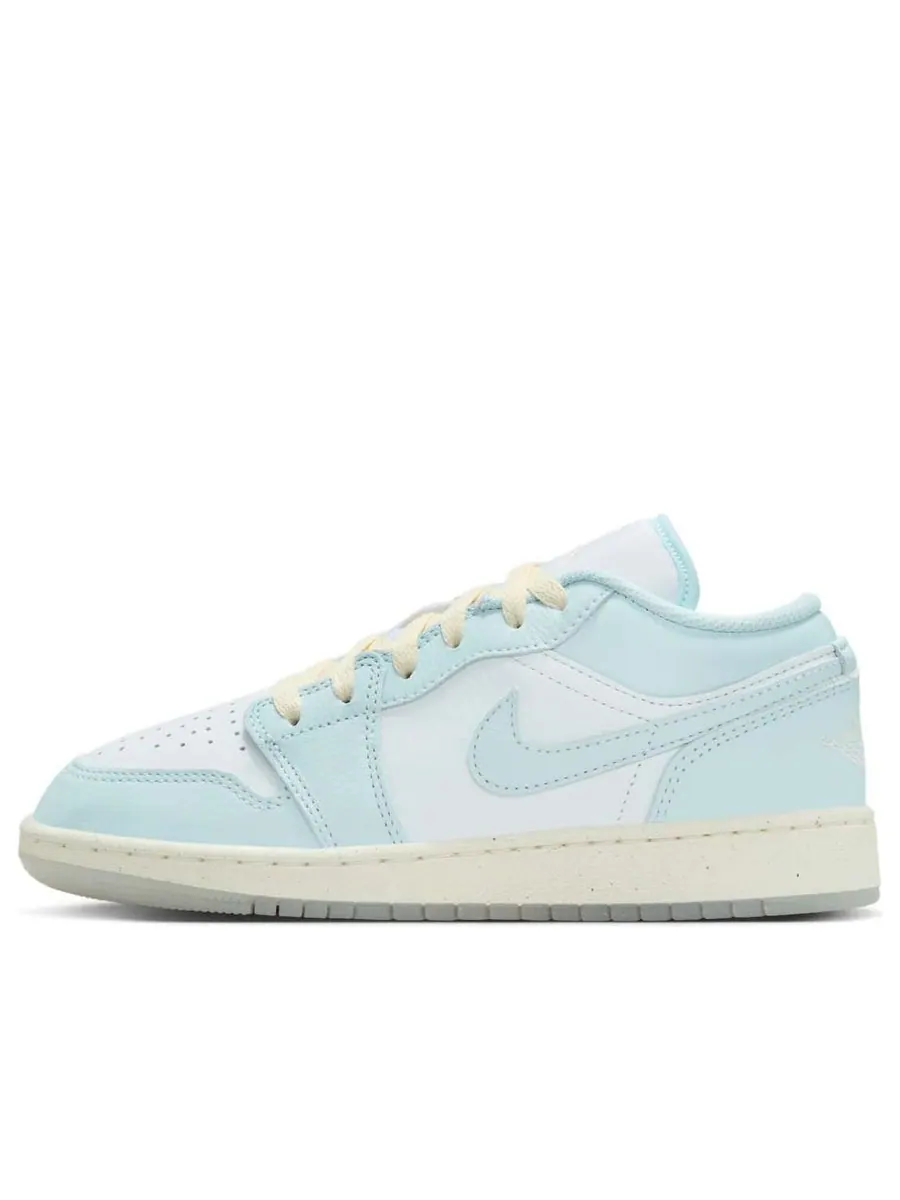 Кроссовки (GS) Air Jordan 1 Low SE 'Glacier Blue' — изображение 1 из 6, синий
