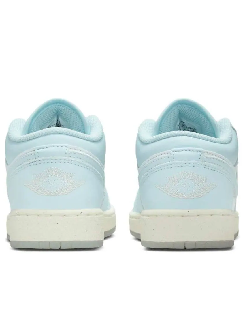 Кроссовки (GS) Air Jordan 1 Low SE 'Glacier Blue' — изображение 5 из 6, синий