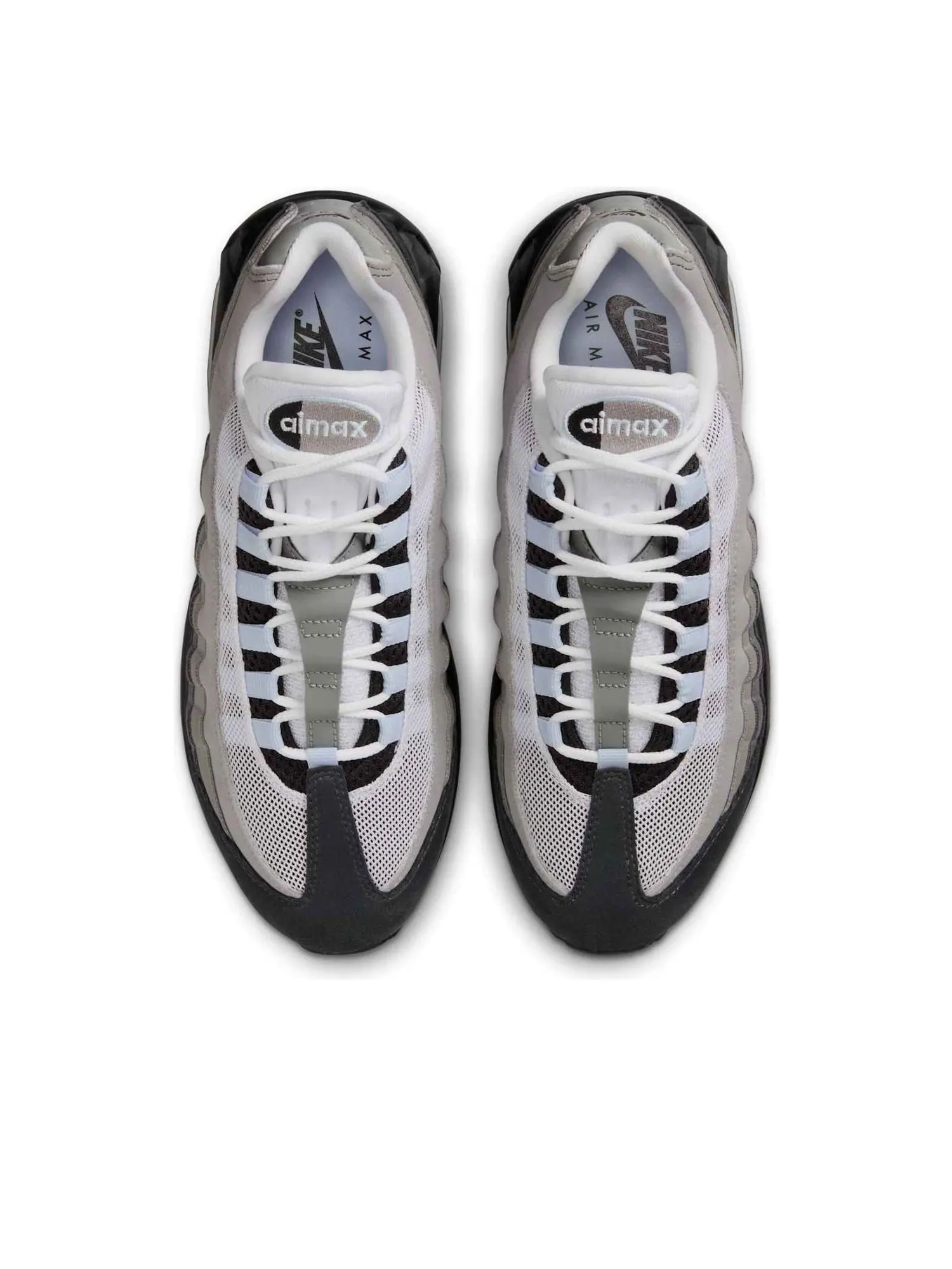 Кроссовки (WMNS) Nike Air Max 95 OG 'Blue Tint' — изображение 2 из 6, серый