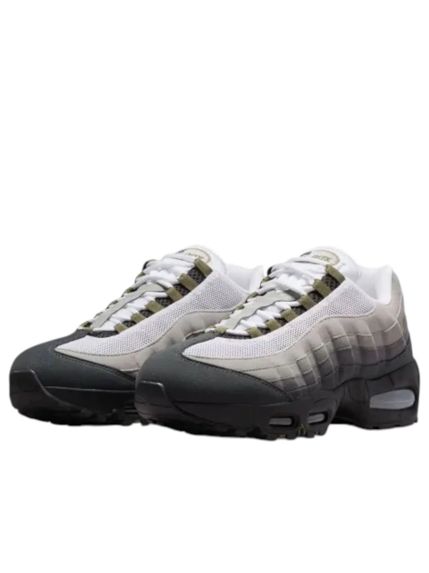 (WMNS) Nike Air Max 95 'Medium Olive' — изображение 5 из 6, оливковый/черный