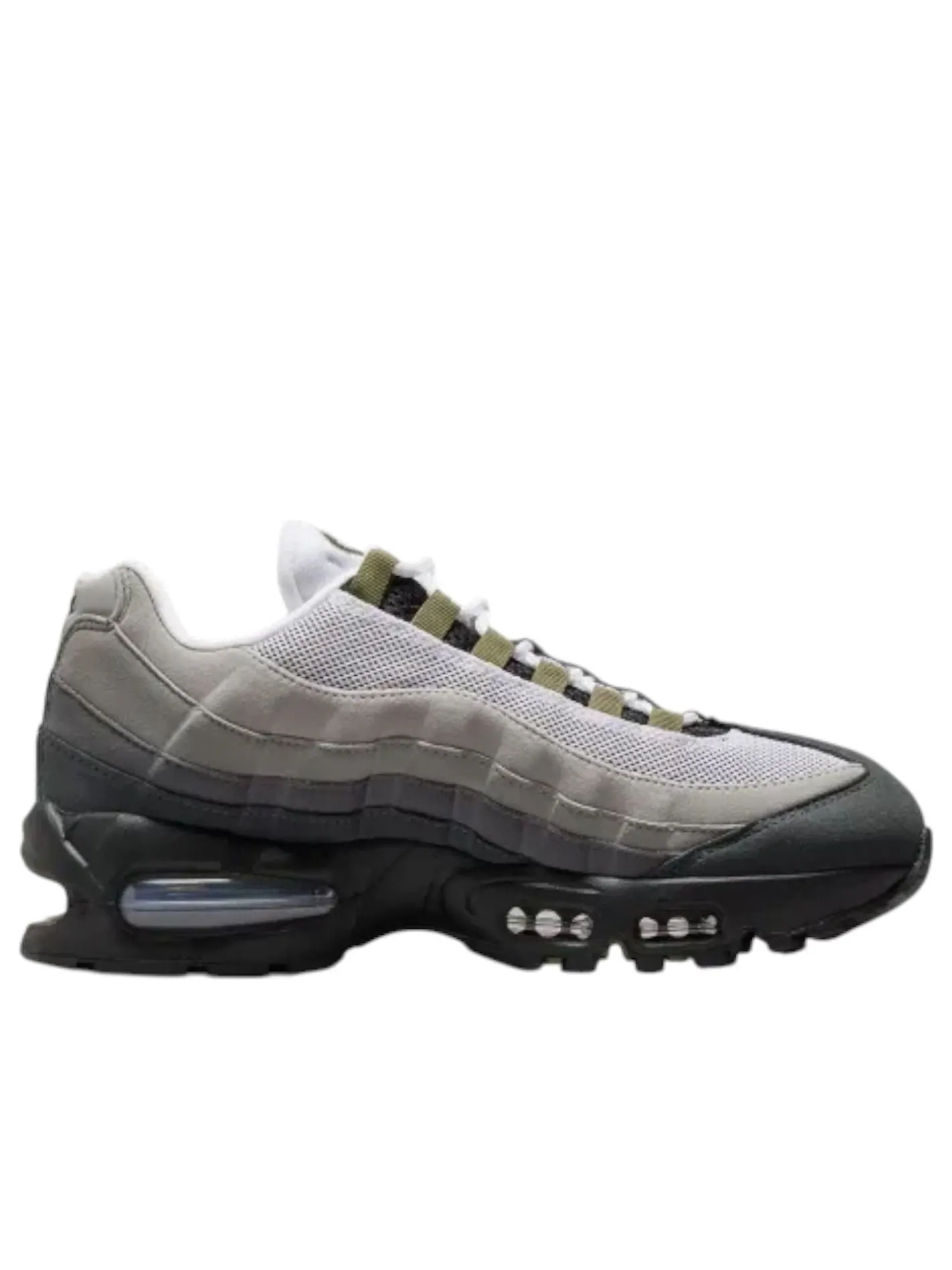 Кроссовки (WMNS) Nike Air Max 95 'Medium Olive' — изображение 2 из 6, оливковый зеленый