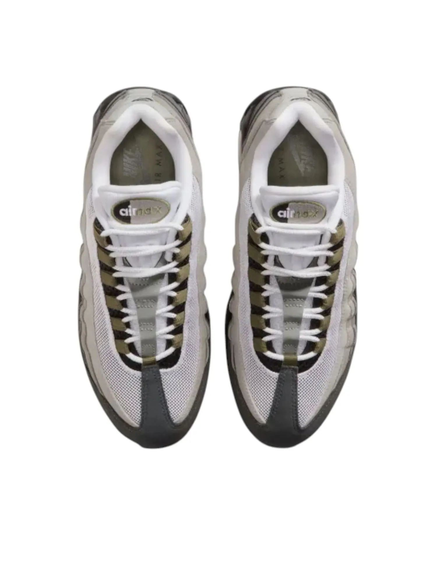 Кроссовки (WMNS) Nike Air Max 95 'Medium Olive' — изображение 3 из 6, оливковый зеленый