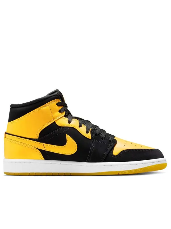 Кроссовки 1 mid Air Jordan — изображение 2 из 4, желтый