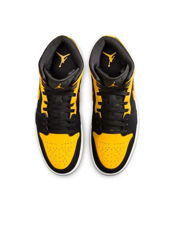 Кроссовки 1 mid Air Jordan — изображение 4 из 4, желтый