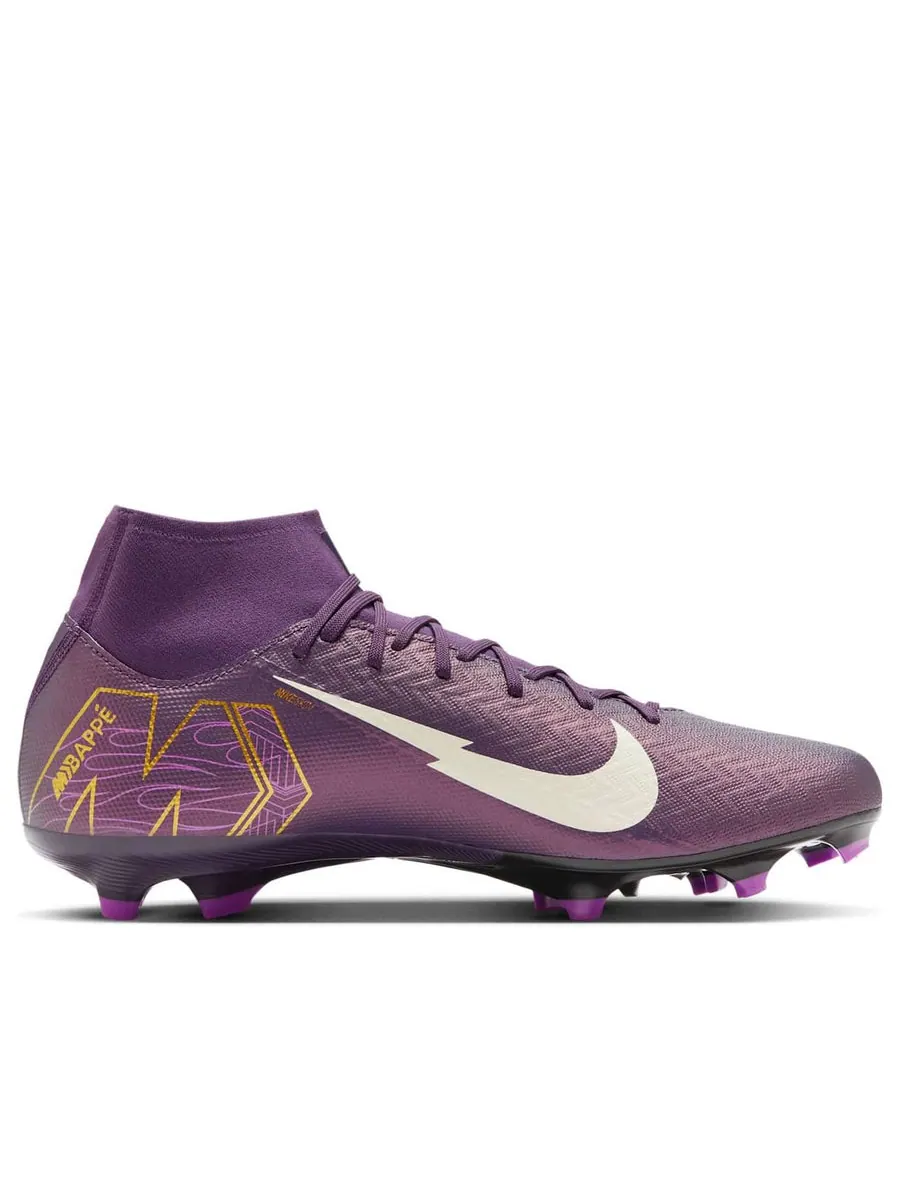 Кроссовки Nike Mercurial Superfly 10 Academy MG 'Kylian Mbapp-Grand Purple Pale Ivory' — изображение 2 из 6, фиолетовый