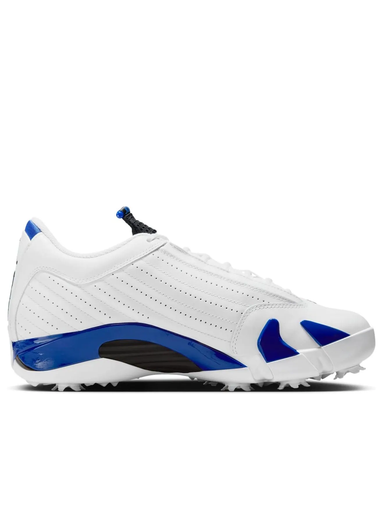 Кроссовки Air Jordan 14 Retro Golf 'White Hyper Royal' — изображение 2 из 6, белый