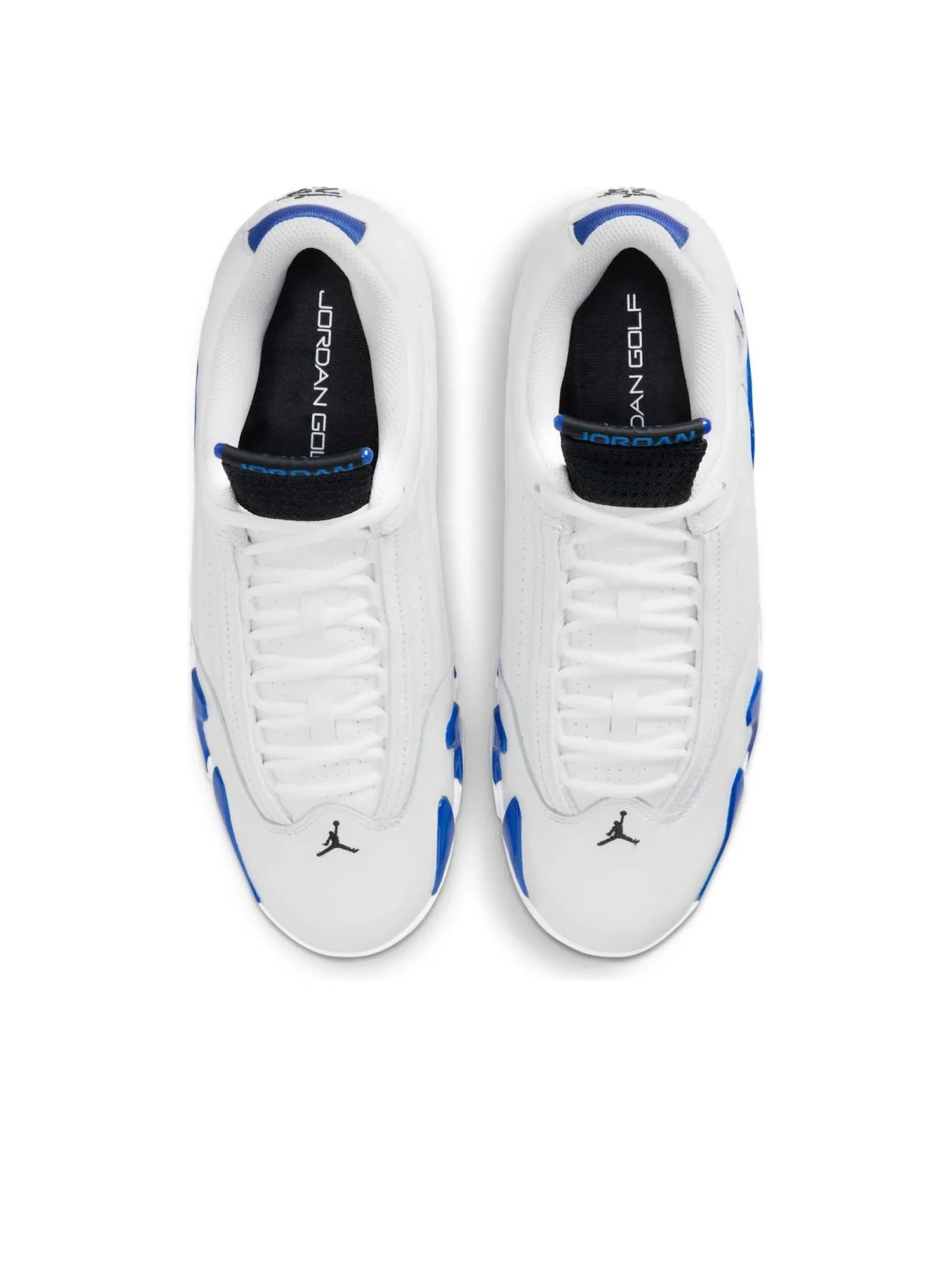 Кроссовки Air Jordan 14 Retro Golf 'White Hyper Royal' — изображение 4 из 6, белый