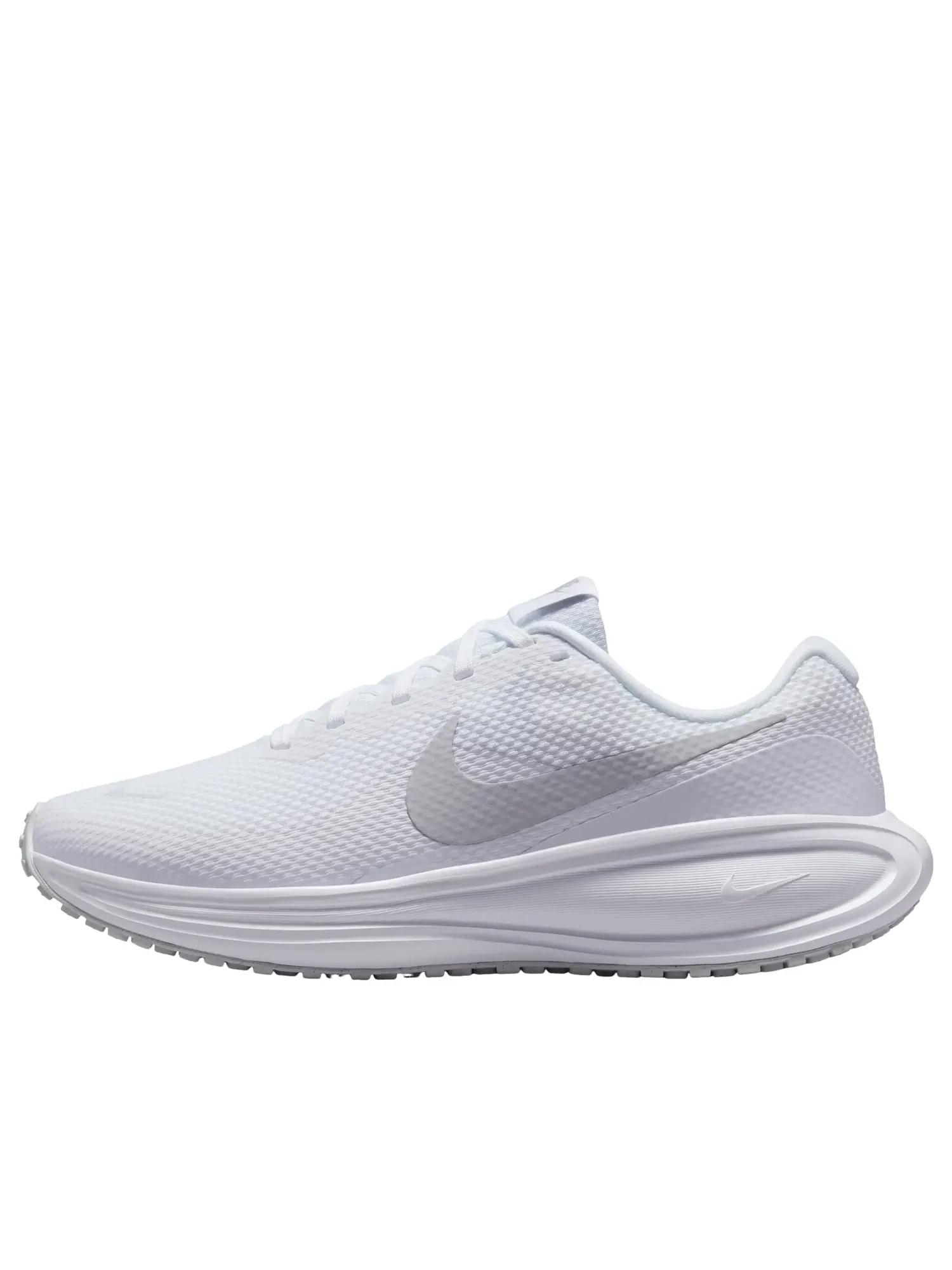 Женские кроссовки для бега с шнуровкой Nike Revolution White Pure Platinum — изображение 1 из 7, белый
