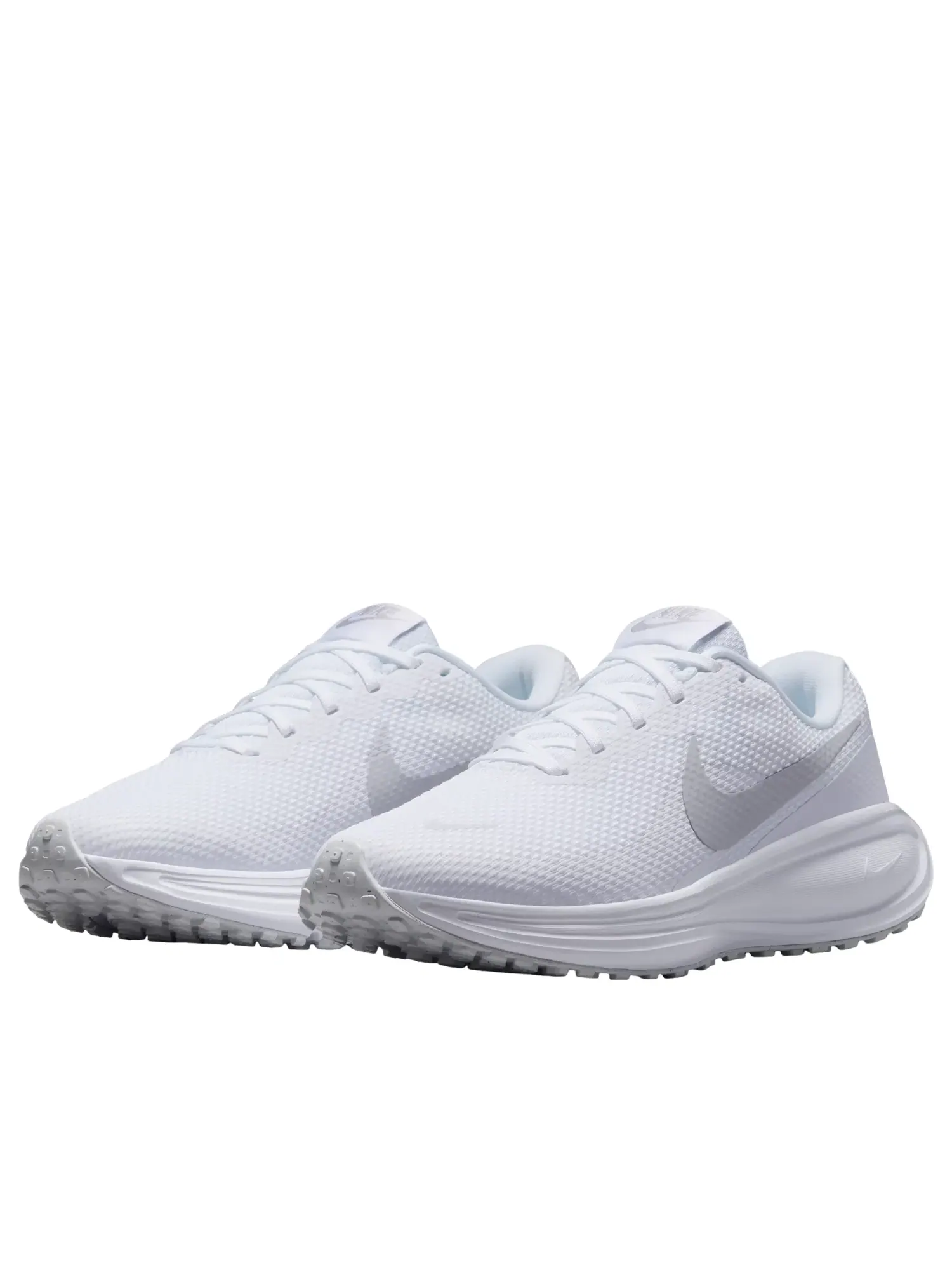 Женские кроссовки для бега с шнуровкой Nike Revolution White Pure Platinum — изображение 4 из 7, белый