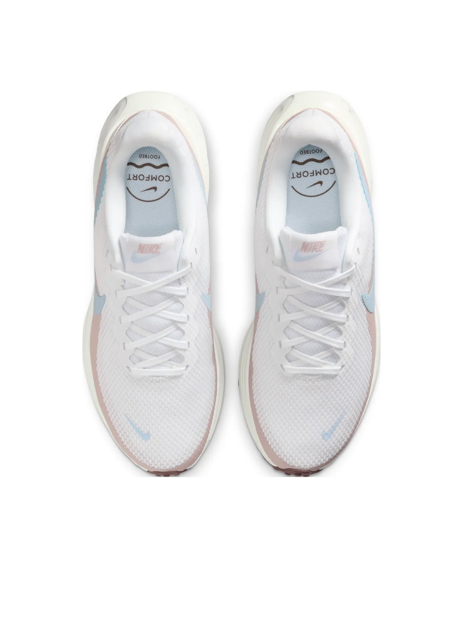 (WMNS) Nike Revolution 8 'White Beige' — изображение 2 из 7, белый/бежевый/синий