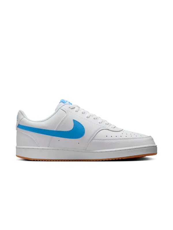 Кроссовки court vision low 'white university blue' Nike — изображение 2 из 4, белый/желтый/синий