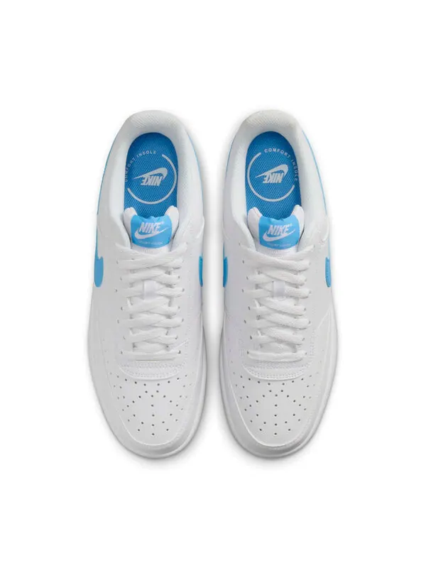 Кроссовки court vision low 'white university blue' Nike — изображение 4 из 4, белый/желтый/синий