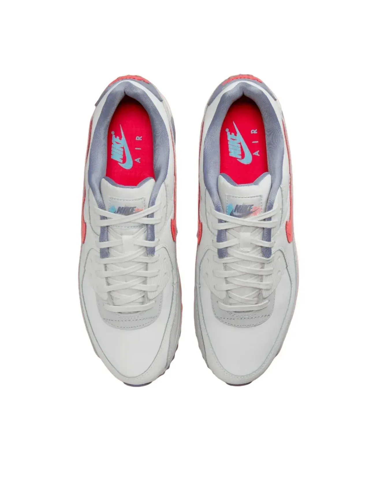 Кроссовки Nike Air Max 90 Premium 'Summit White Bright Crimson' — изображение 3 из 5, белый