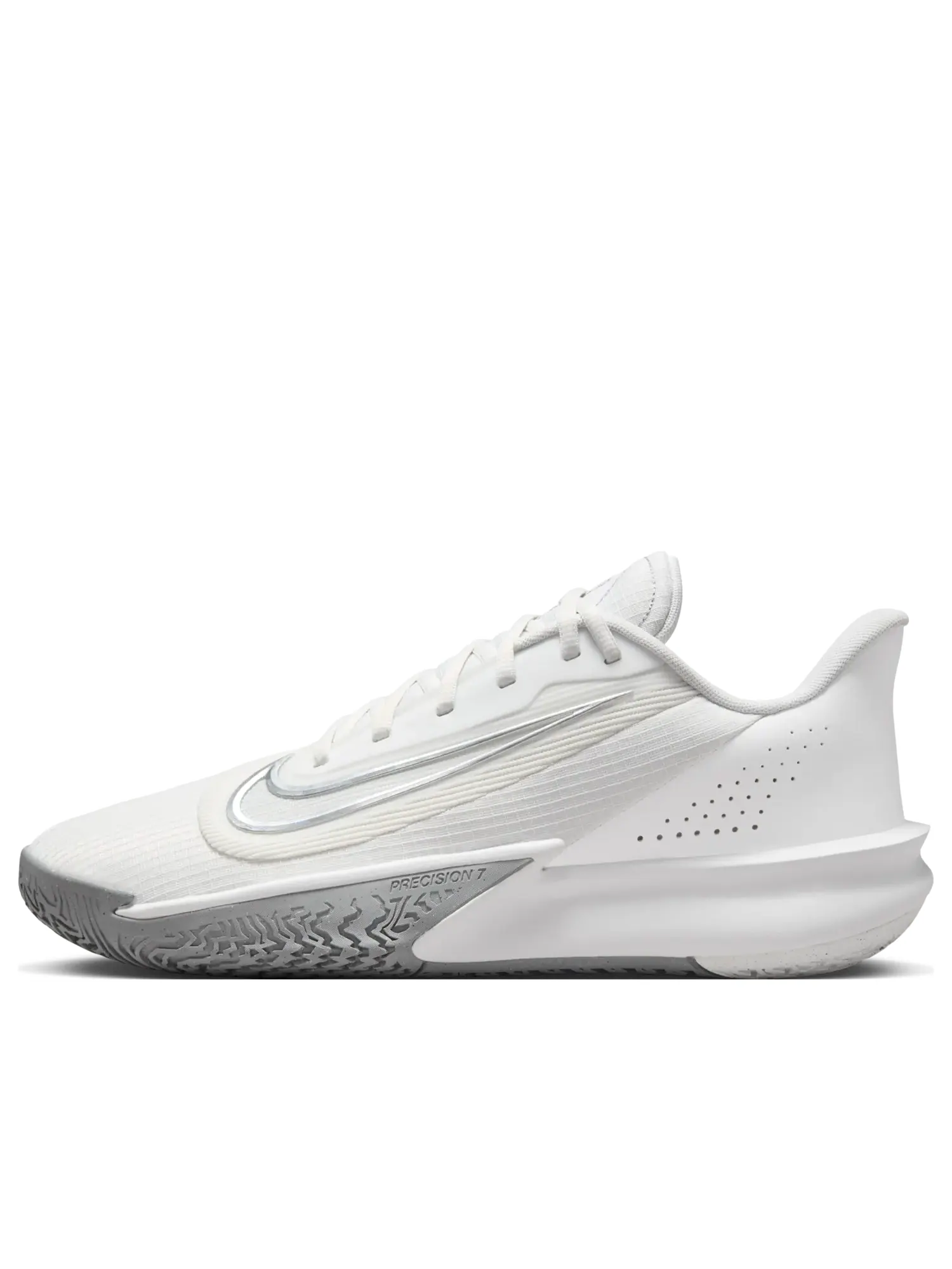 Кроссовки Nike Precision 7 'Summit White Grey Silver' — изображение 1 из 7, белый