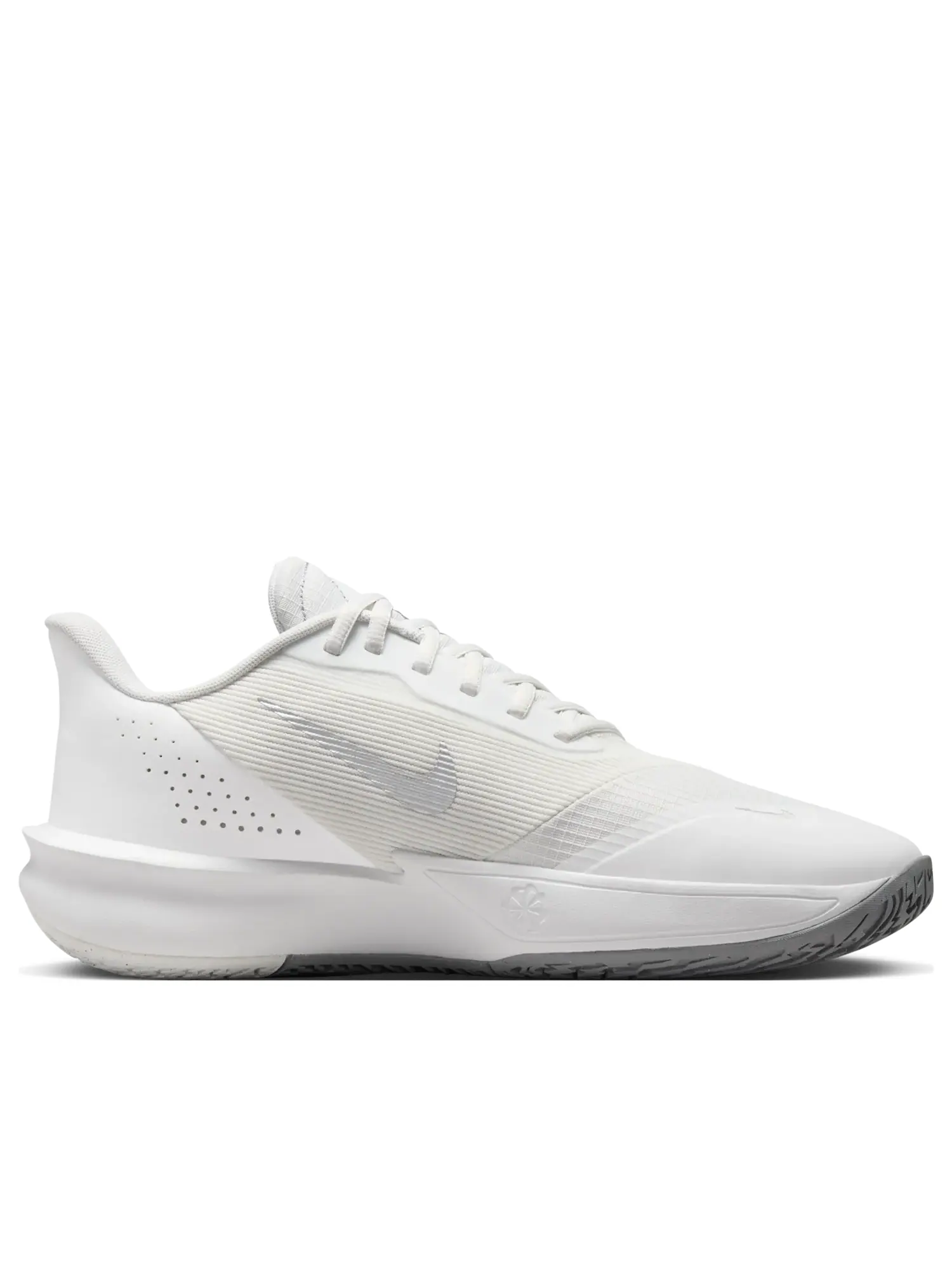 Кроссовки Nike Precision 7 'Summit White Grey Silver' — изображение 2 из 7, белый