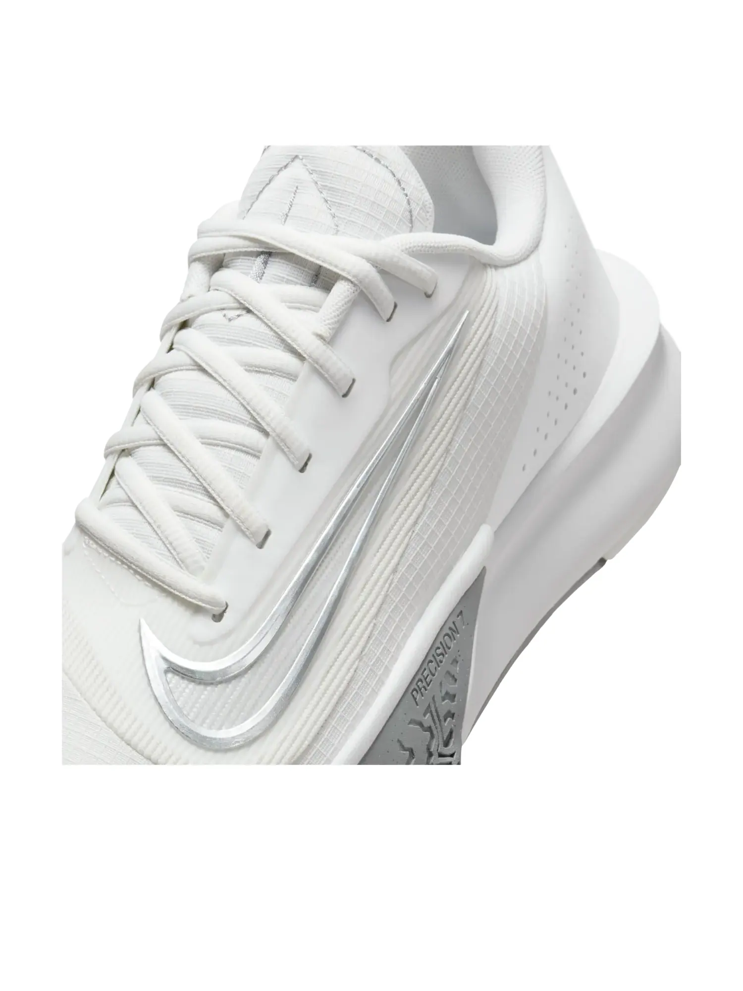 Кроссовки Nike Precision 7 'Summit White Grey Silver' — изображение 6 из 7, белый