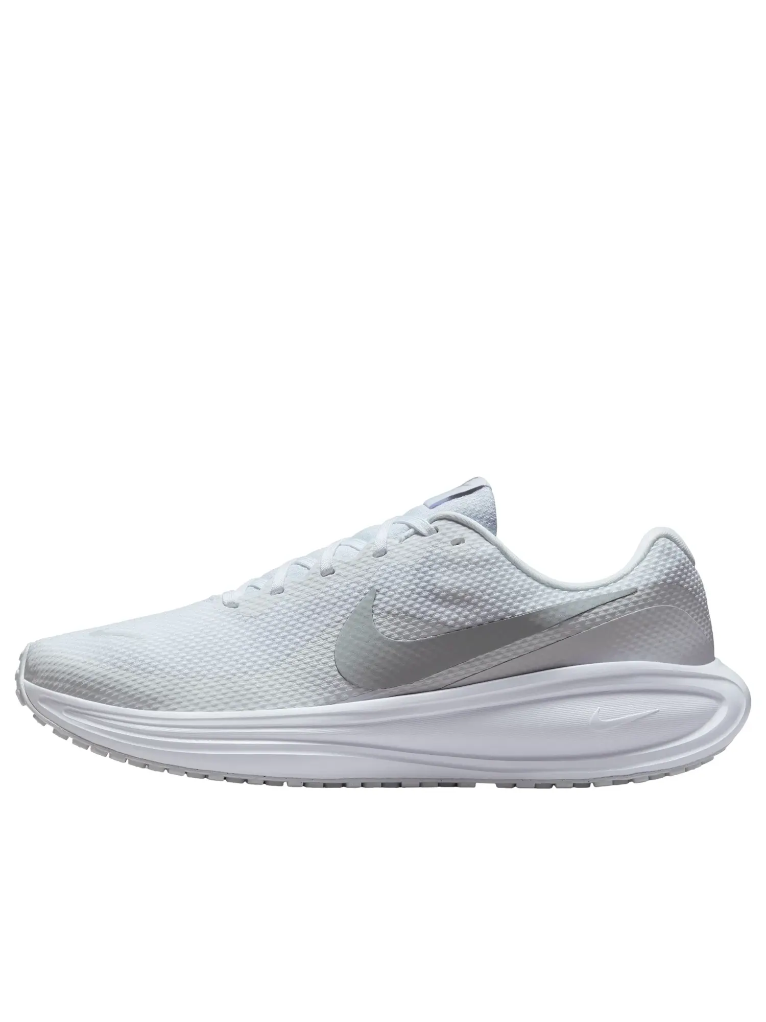 Мужские кроссовки с шнуровкой Nike Revolution White Pure Platinum — изображение 1 из 6, серебряный
