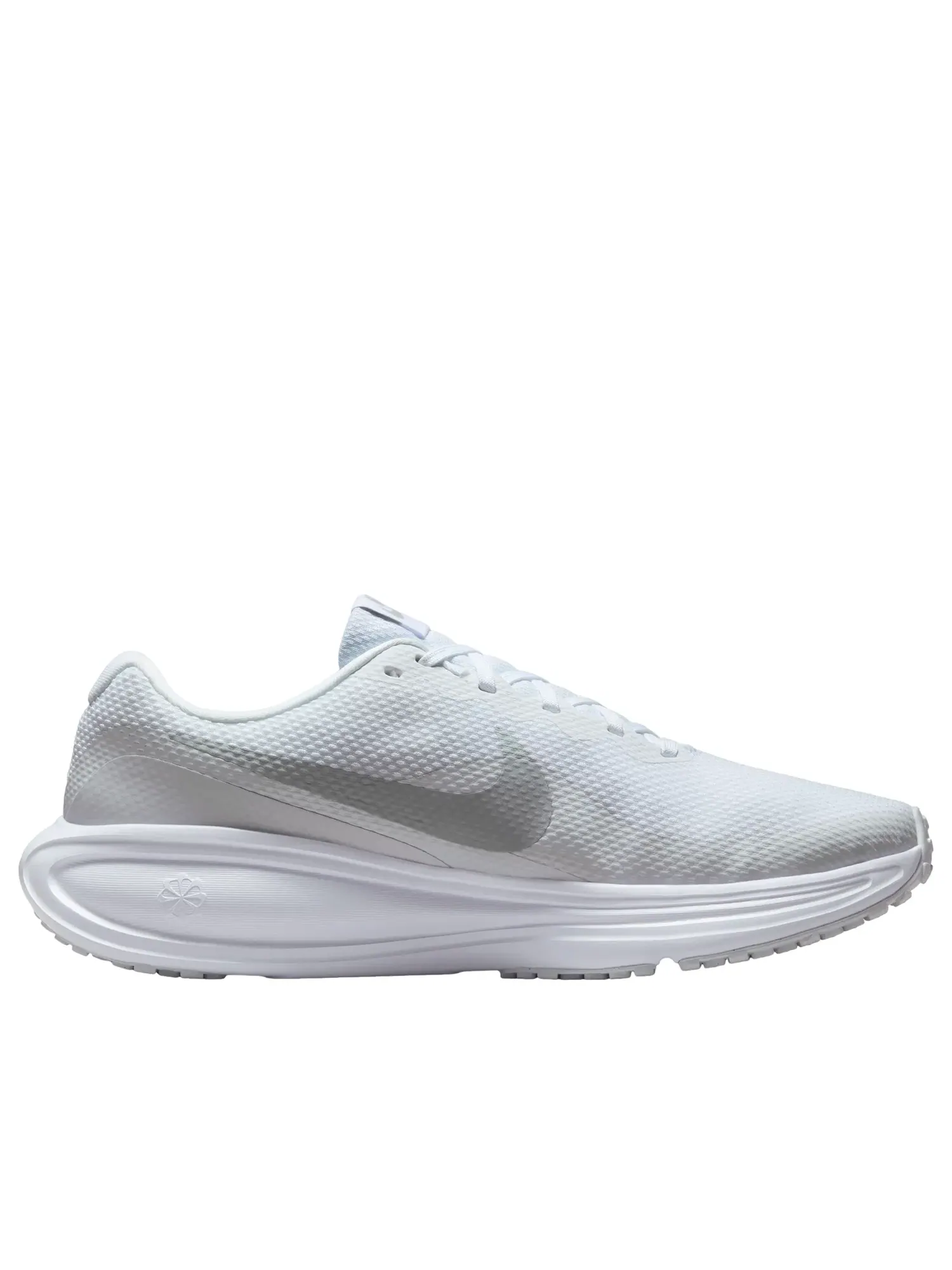 Мужские кроссовки с шнуровкой Nike Revolution White Pure Platinum — изображение 6 из 6, серебряный