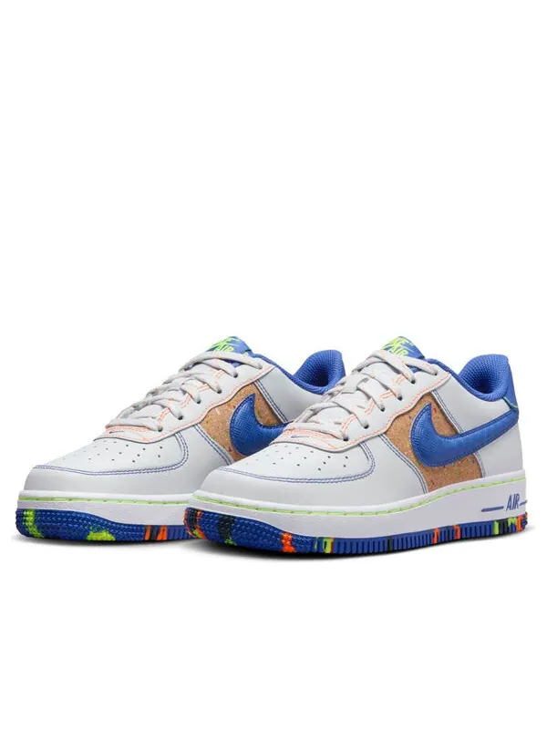 Кроссовки air force 1 lv8 'paint splatter' Nike — изображение 3 из 4, оранжевый/синий