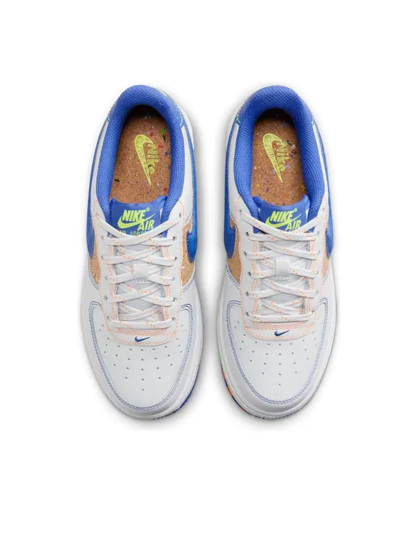 Кроссовки air force 1 lv8 'paint splatter' Nike — изображение 4 из 4, оранжевый/синий