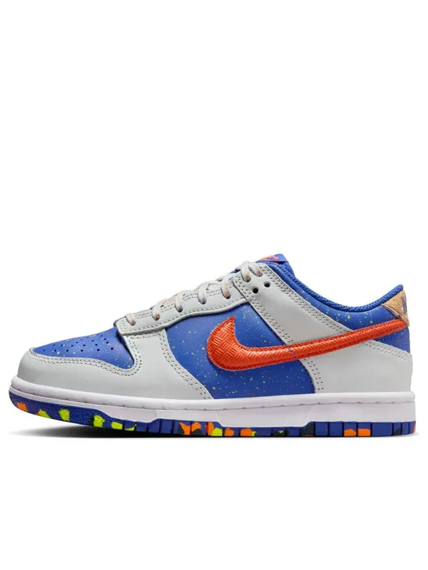 Кроссовки dunk low 'paint splatter' Nike — изображение 1 из 4, синий//оранжевый