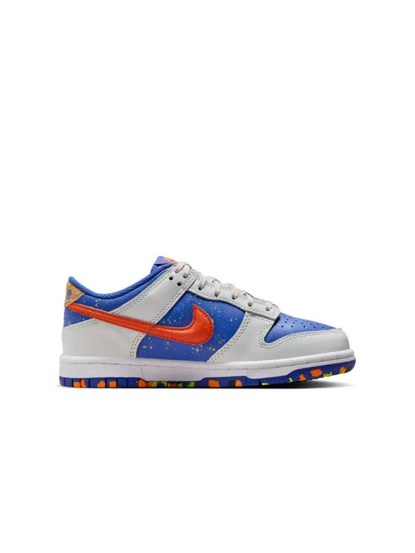 Кроссовки dunk low 'paint splatter' Nike — изображение 2 из 4, синий//оранжевый