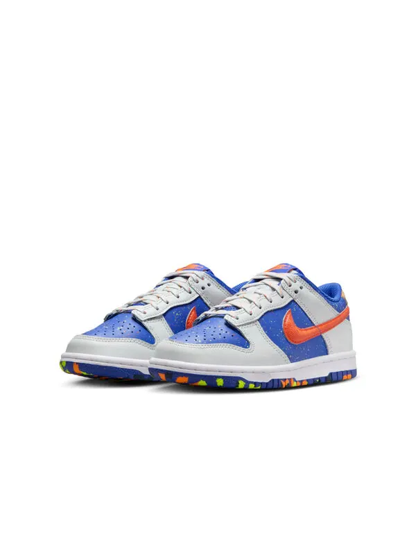 Кроссовки dunk low 'paint splatter' Nike — изображение 3 из 4, синий//оранжевый