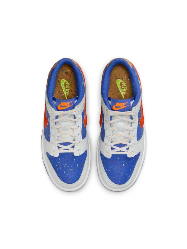 Кроссовки dunk low 'paint splatter' Nike — изображение 4 из 4, синий//оранжевый