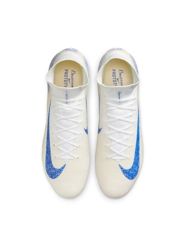 Кроссовки mercurial superfly 10 elite Nike — изображение 3 из 4, белый/синий