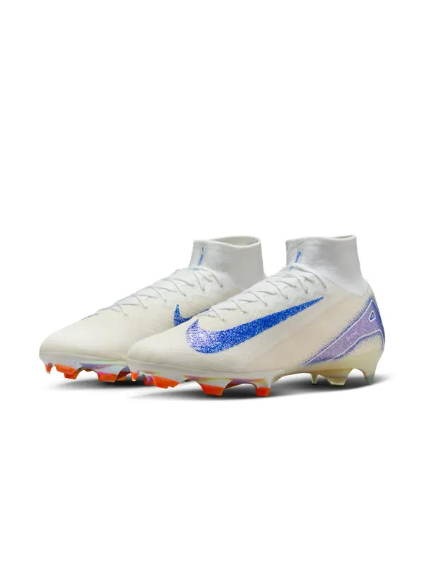 Кроссовки mercurial superfly 10 elite Nike — изображение 4 из 4, белый/синий