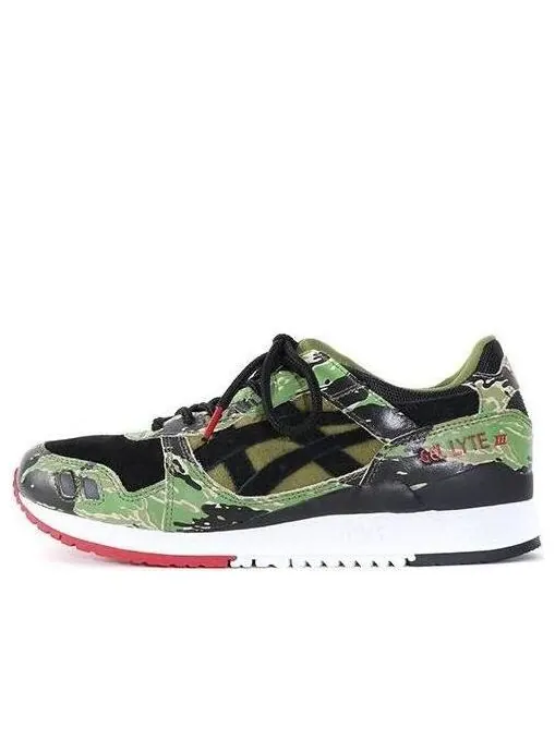 Кроссовки x atmos gel-lyte 3 'green tiger camo' Asics — изображение 1 из 4, камуфляж