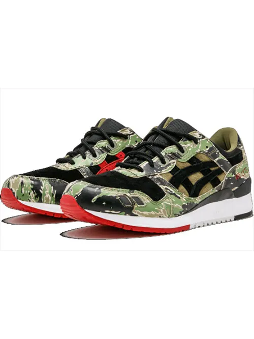 Кроссовки x atmos gel-lyte 3 'green tiger camo' Asics — изображение 3 из 4, камуфляж