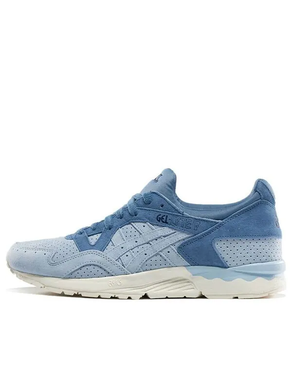 Кроссовки гель лайт 5 Asics — изображение 1 из 4, синий/кремовый