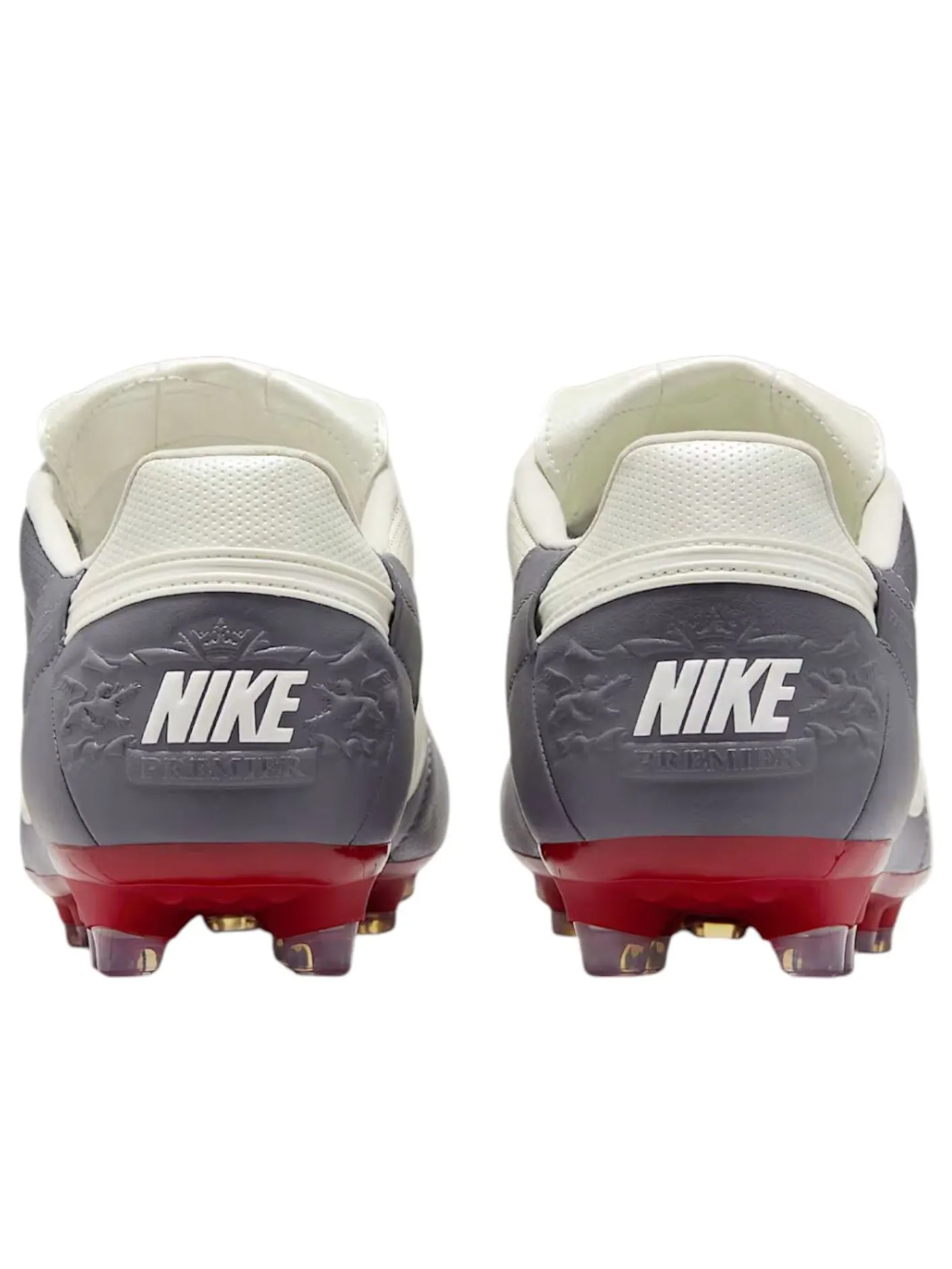 Кроссовки Nike Premier 3 FG 'Light Graphite Varsity Red' — изображение 4 из 6, серый