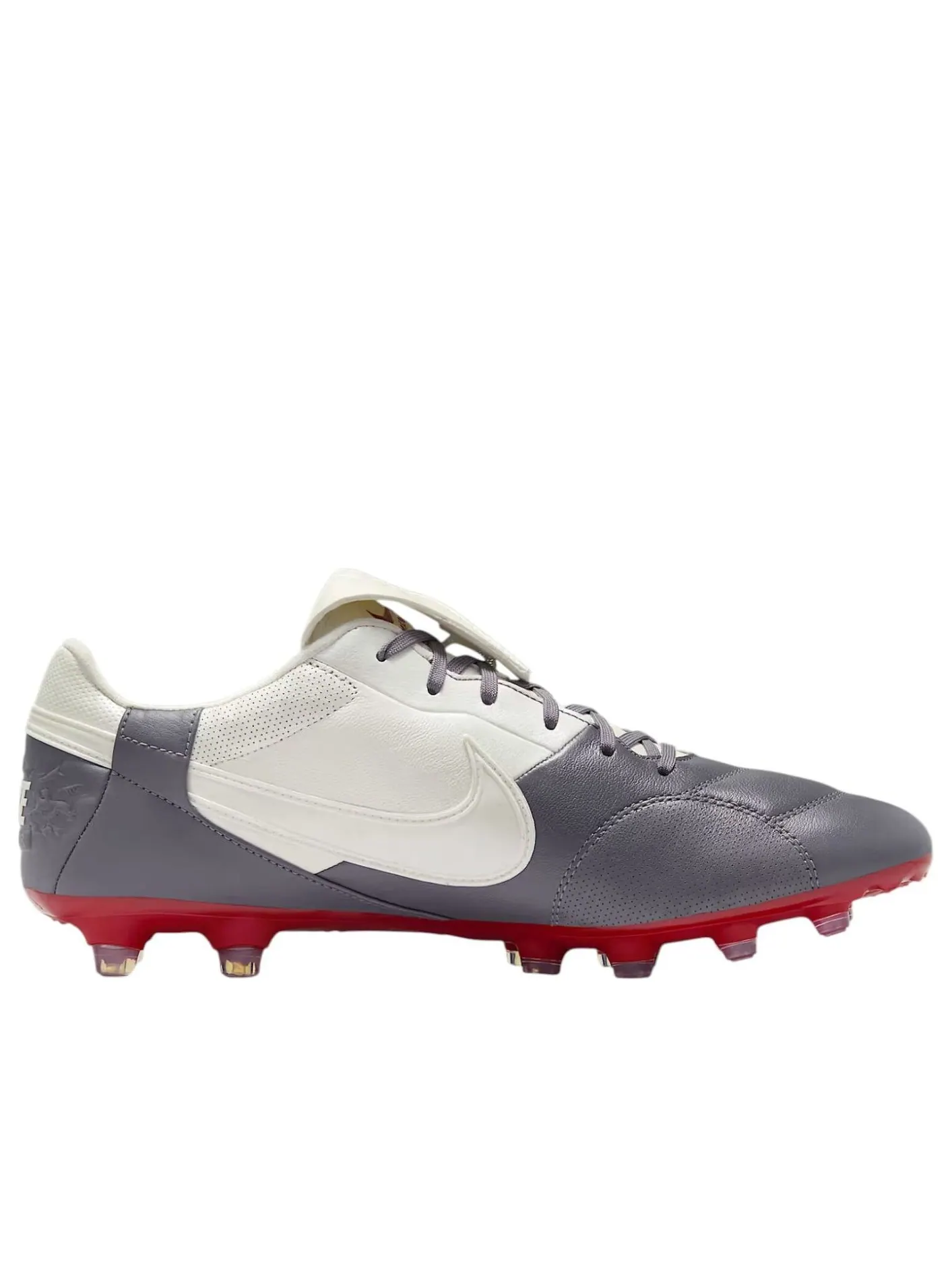 Кроссовки Nike Premier 3 FG 'Light Graphite Varsity Red' — изображение 6 из 6, серый