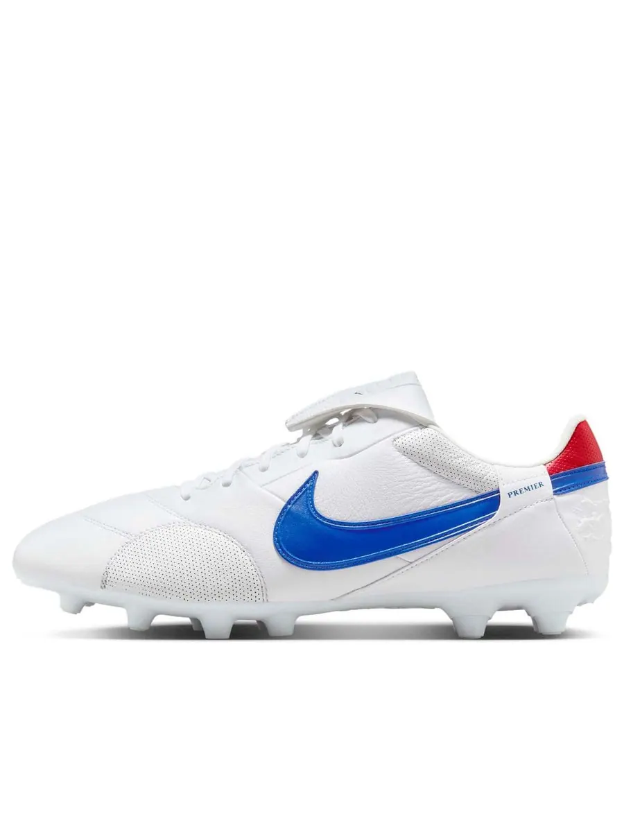 Кроссовки Nike Premier 3 FG 'White Game Royal University Red' — изображение 1 из 6, белый