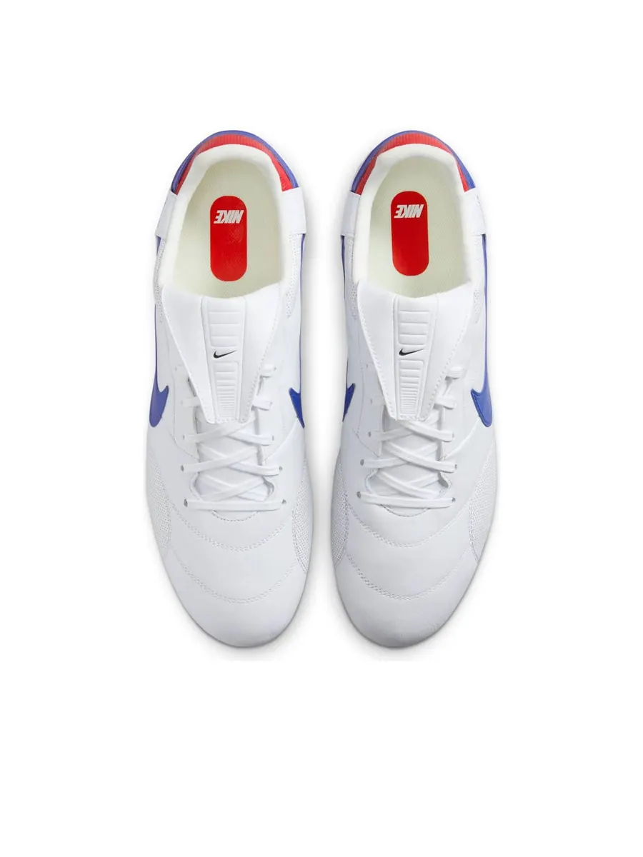 Кроссовки Nike Premier 3 FG 'White Game Royal University Red' — изображение 4 из 6, белый