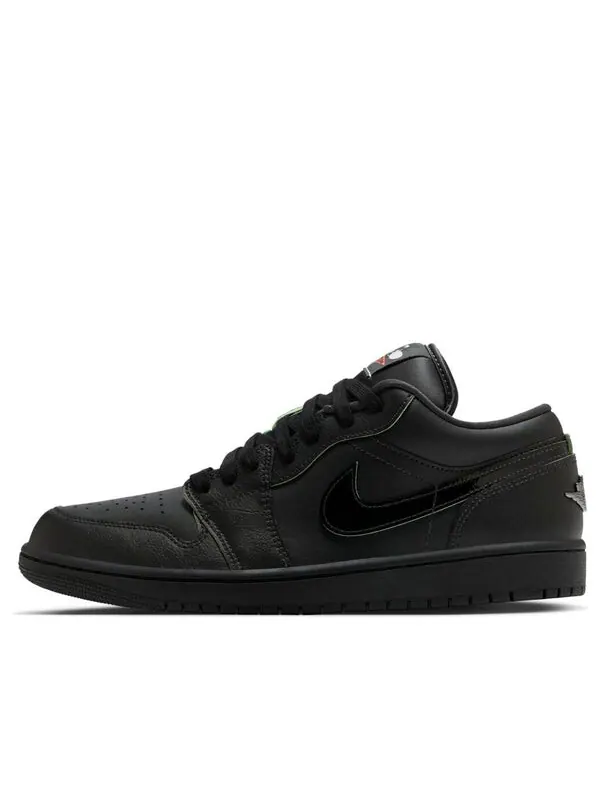Кроссовки 1 low se Air Jordan — изображение 1 из 4, черный/зеленый