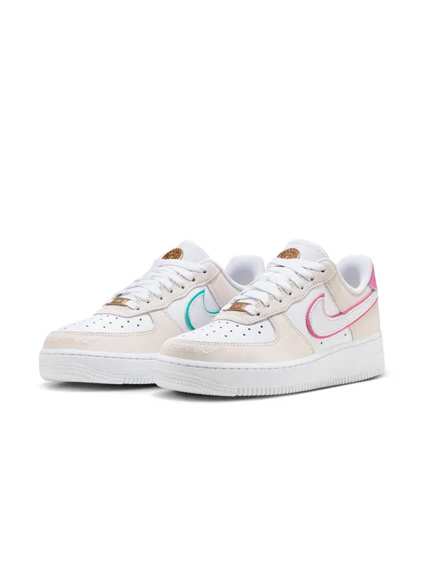 Кроссовки air force 1 '07 lx 'be the one' Nike — изображение 2 из 4, белый/бежевый/розовый