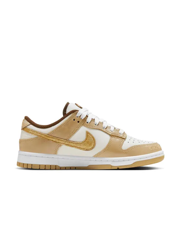 Кроссовки данки низкие lx Nike — изображение 2 из 4, золотистый/белый