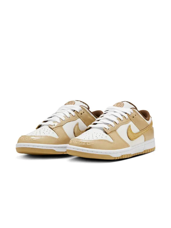 Кроссовки данки низкие lx Nike — изображение 3 из 4, золотистый/белый