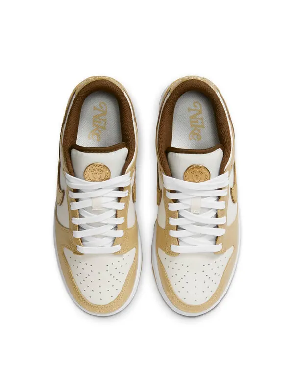 Кроссовки данки низкие lx Nike — изображение 4 из 4, золотистый/белый