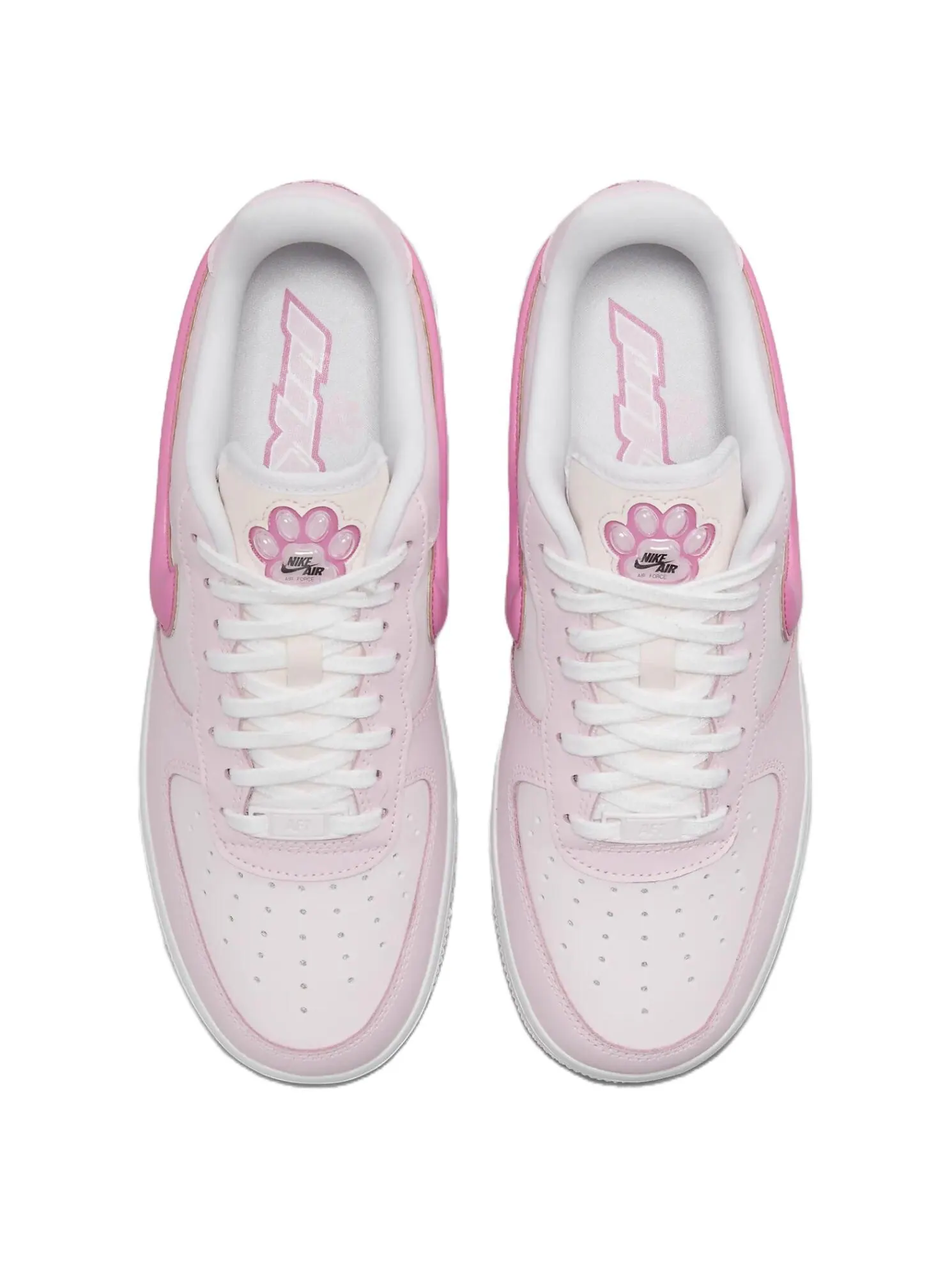 Кроссовки Air Force 1 '07 LX Pearl Pink Paw Print (женские) — изображение 4 из 6