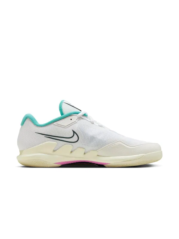 Кроссовки court air zoom vapor pro hc 'white coconut milk' Nike — изображение 2 из 4, белый//черный/синий