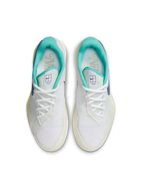 Кроссовки court air zoom vapor pro hc 'white coconut milk' Nike — изображение 4 из 4, белый//черный/синий