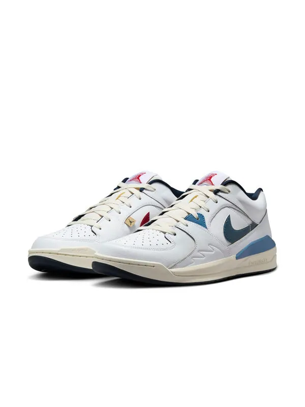 Кроссовки stadium 90 'white college blue red' Air Jordan — изображение 2 из 4, белый/синий/красный