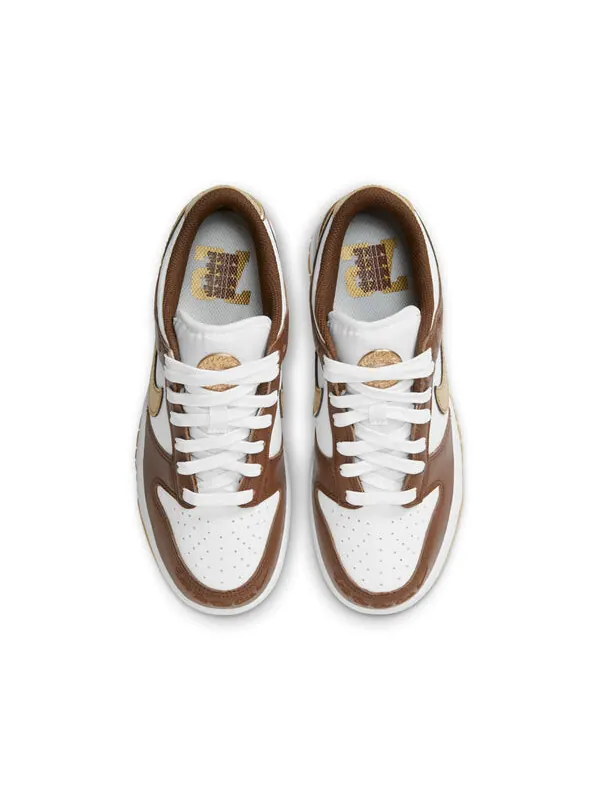 Кроссовки dunk low 'cacao wow metallic gold' Nike — изображение 3 из 4, металлик золотистый