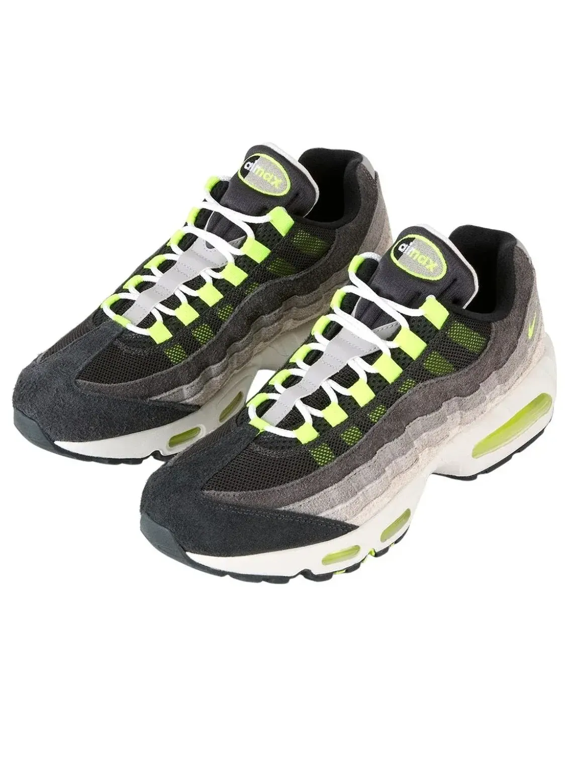 Кроссовки Nike Air Max 95 OG 'Reverse Gradient Neon' — изображение 2 из 5, серый