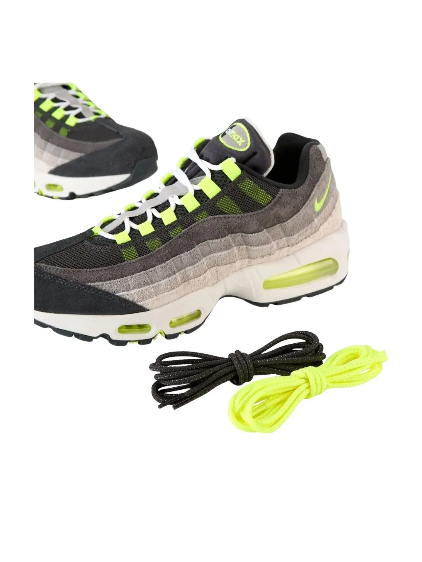 Кроссовки Nike Air Max 95 OG 'Reverse Gradient Neon' — изображение 4 из 5, серый