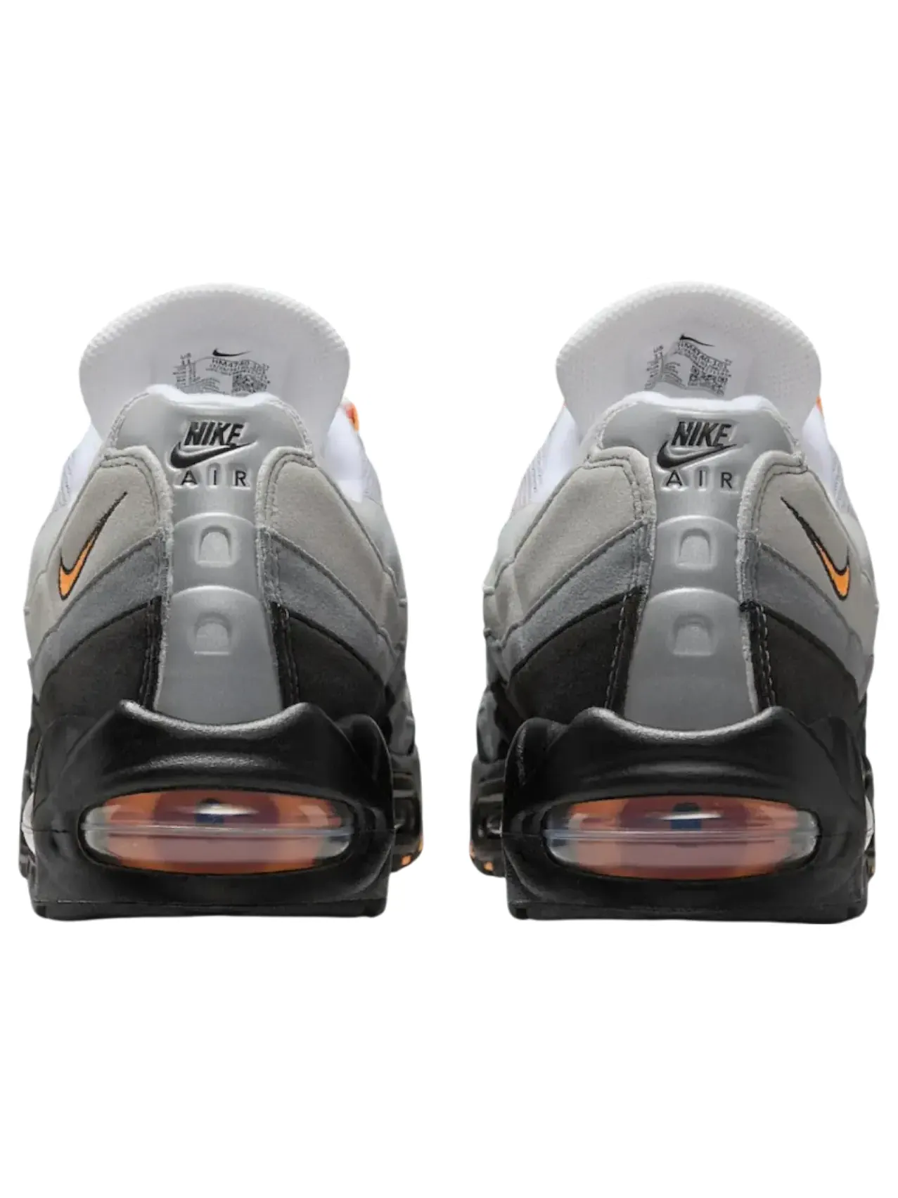 Кроссовки Nike Air Max 95 OG 'Bright Mandarin 2.0' — изображение 4 из 6, белый